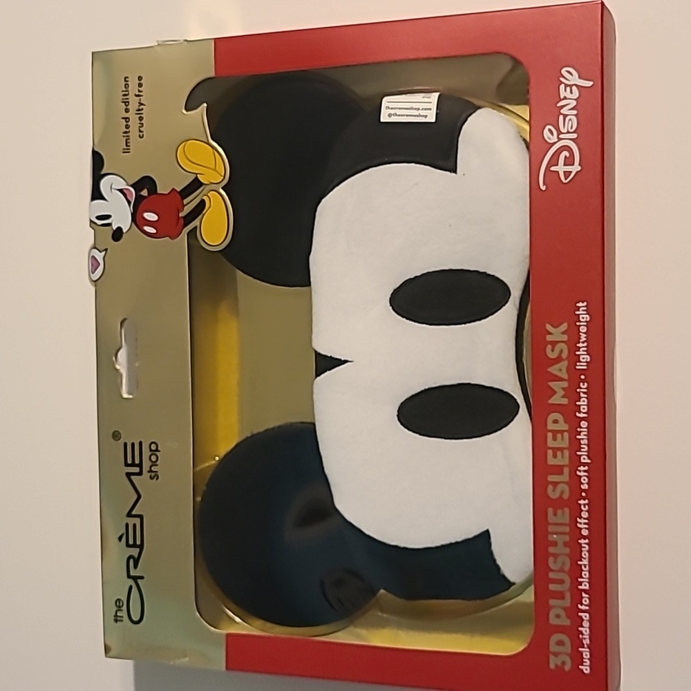 Disney Plush Mickey Mouse Sleep Mask - Picture 1 of 2